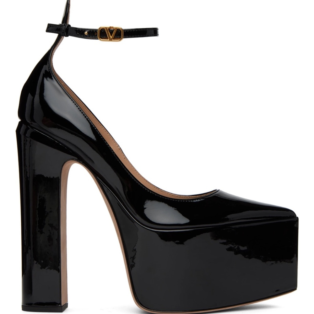 VALENTINO | Tan-Go Pointed Toe Platform Pump